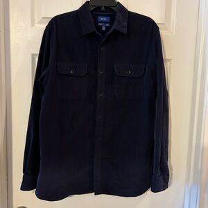 Apt. 9 Slim Fit Navy Shirt